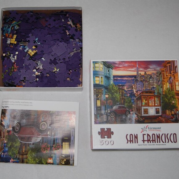 San Francisco Trolley Jigsaw Puzzle - 500 Pieces - Picture 4 of 4